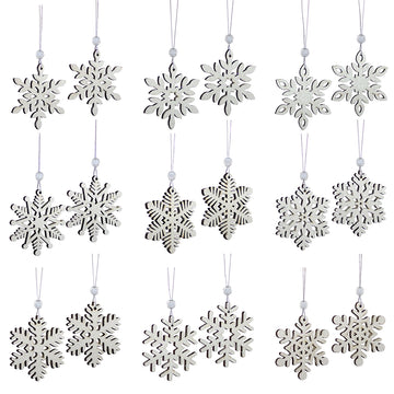 2.75” Snowflake Ornament (Box of 18)