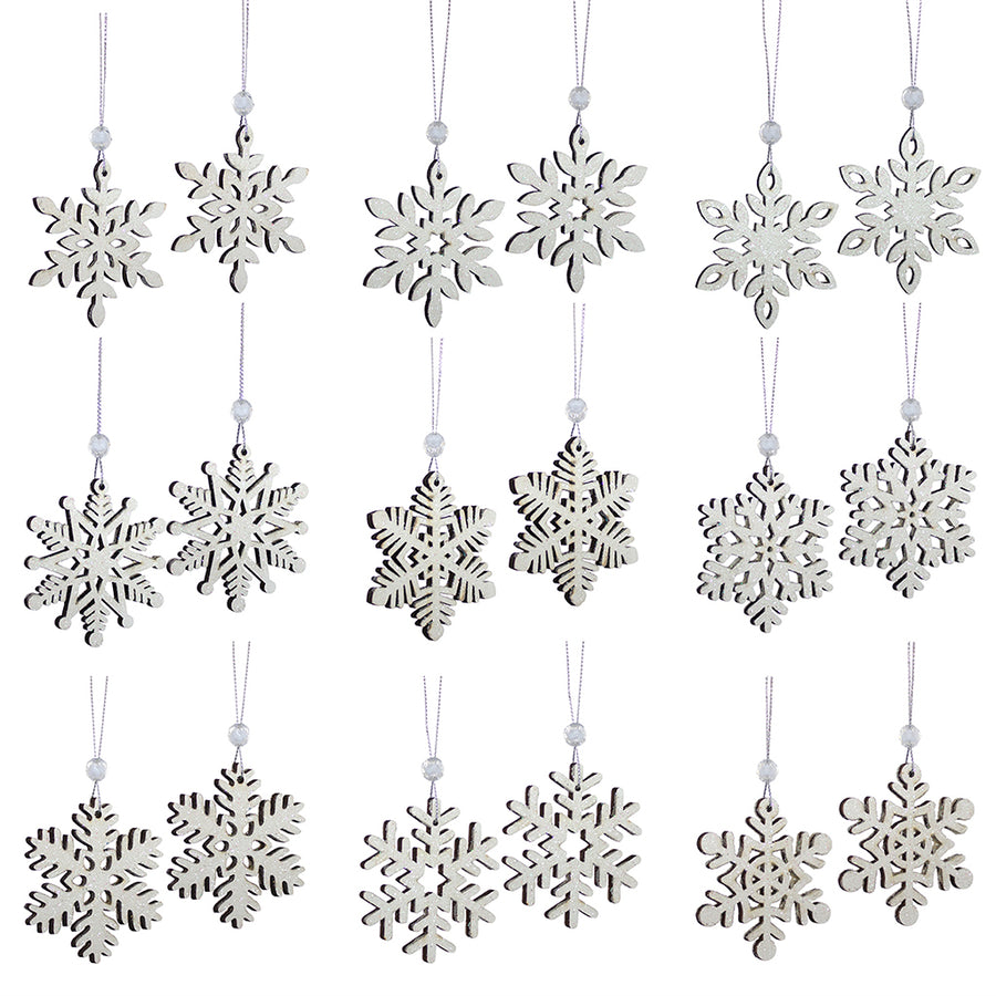 2.75” Snowflake Ornament (Box of 18)