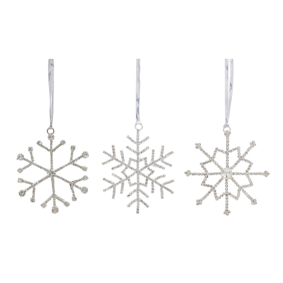 Chic Jeweled Snowflake (Set of 3)