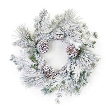 Morning Frost Pine Wreath