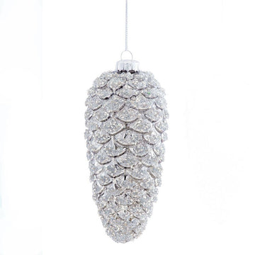 5” Snowy Pinecone