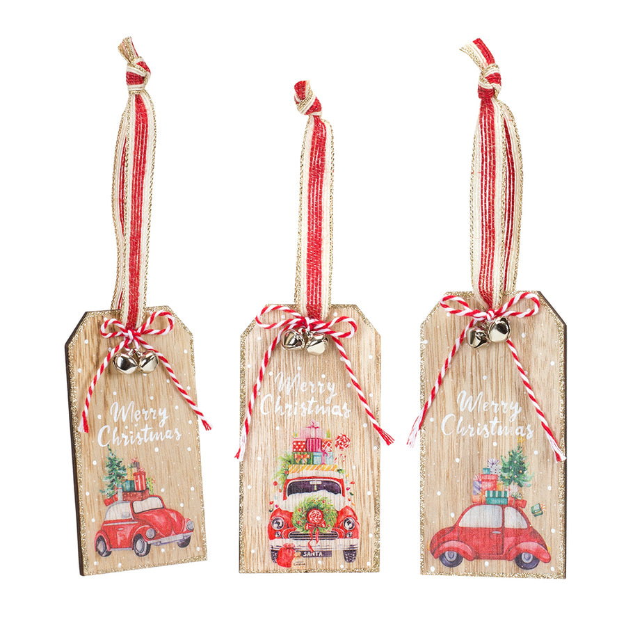 Wood Ornament Tags (Set of 3)