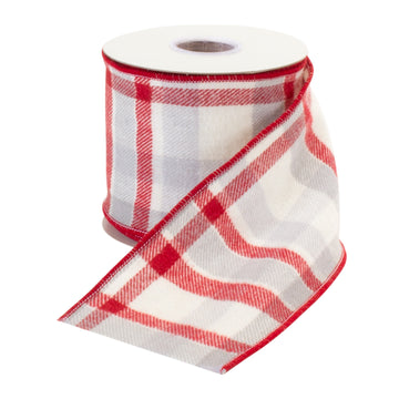 4" Nostalgic Plaid Ribbon
