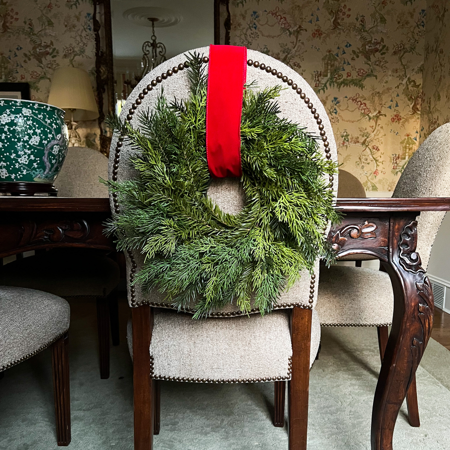 16" Mini Cedar Wreath