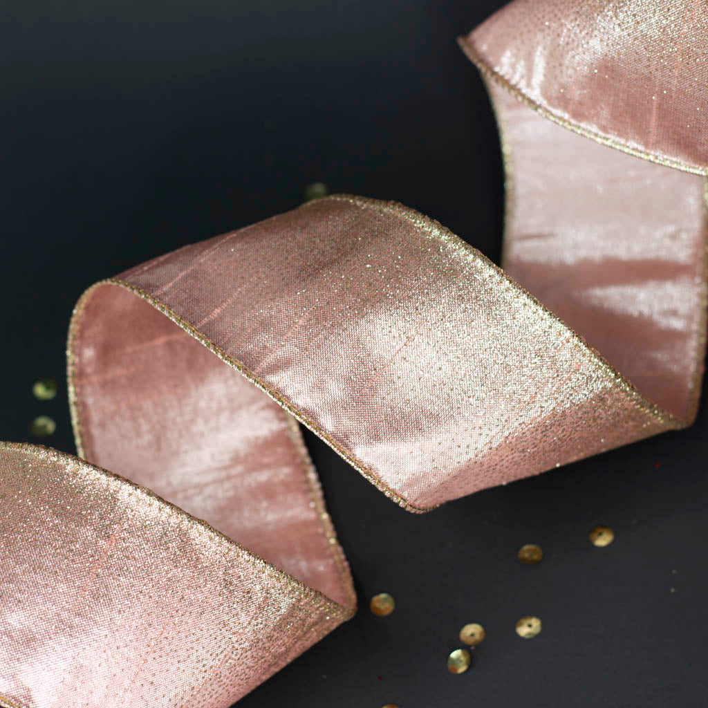2.5" Glittery Pink Ribbon