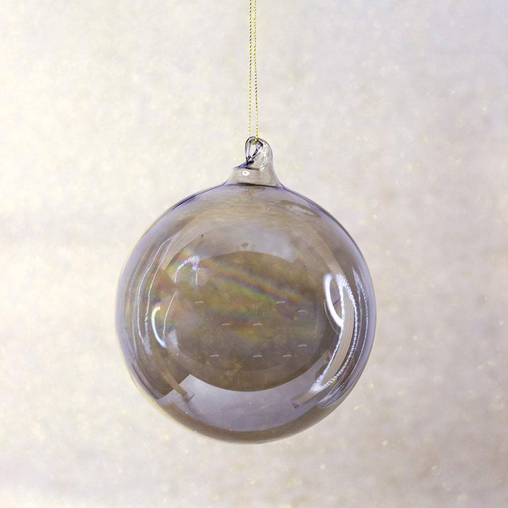 4.7” Smoky Ball Ornament