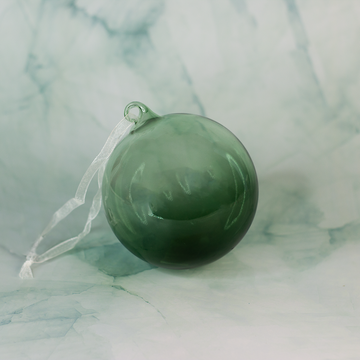Medium Green Fade Ball Ornament