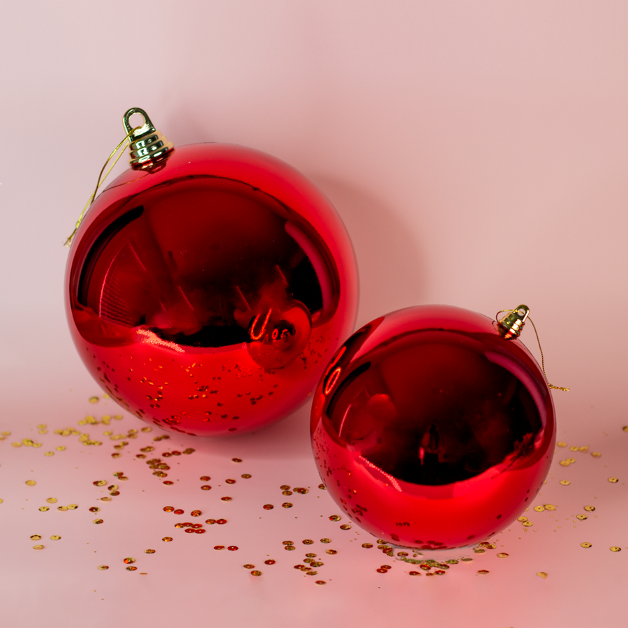 Medium Classic Red Ball Ornament