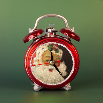 Santa O'Clock Ornament