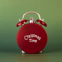 Santa O'Clock Ornament