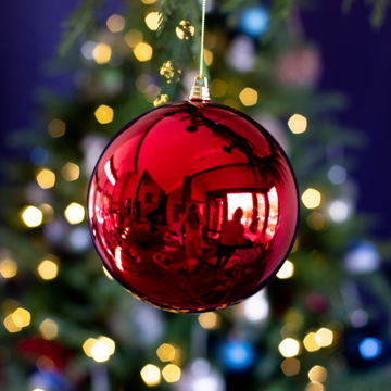Medium Classic Red Ball Ornament