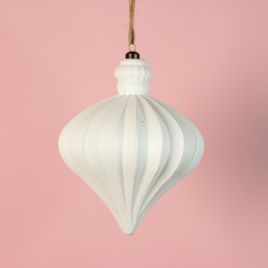 Large White Finial