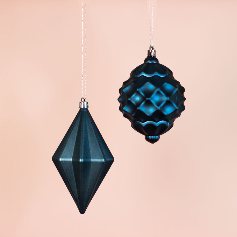 5.5” Blue Diamond Ornament (Set of 2)