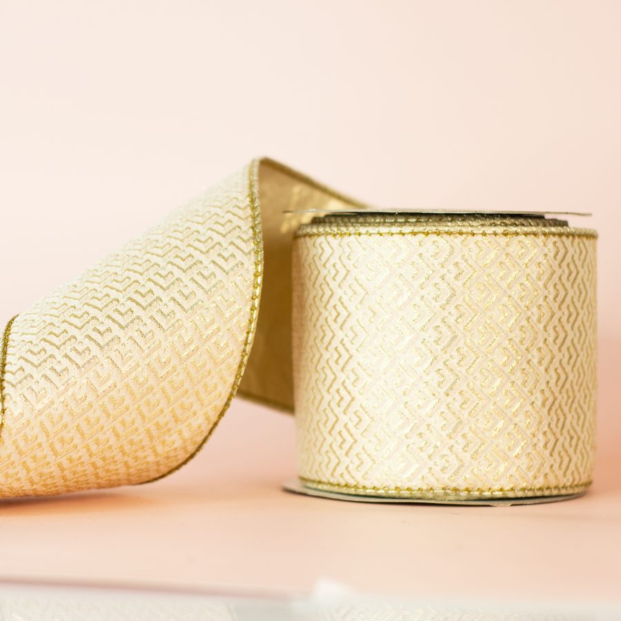 4” Gold Metallic Ribbon