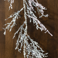 6' Iced Iridescent Twig Garland