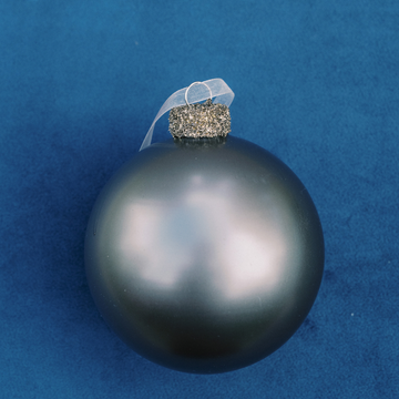 Graphite Ball Ornament