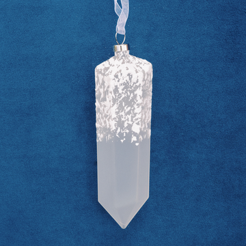6.25” Glass Crystal Ornament
