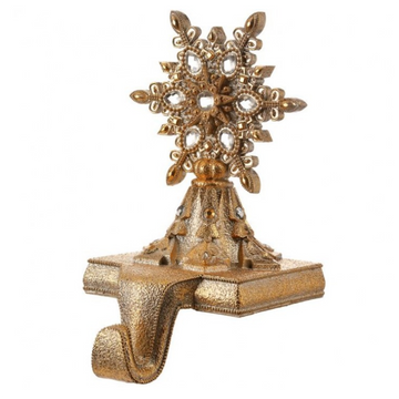 Ornate Snowflake Stocking Holder