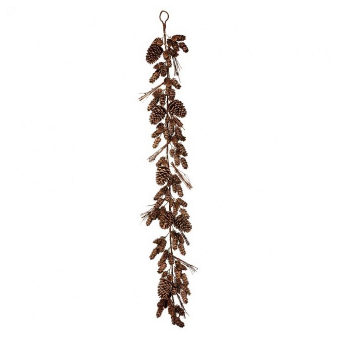 48" Full Plastic Pinecone Garland