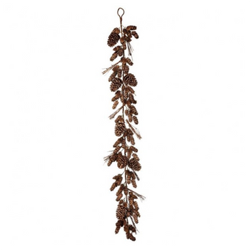 48" Full Plastic Pinecone Garland