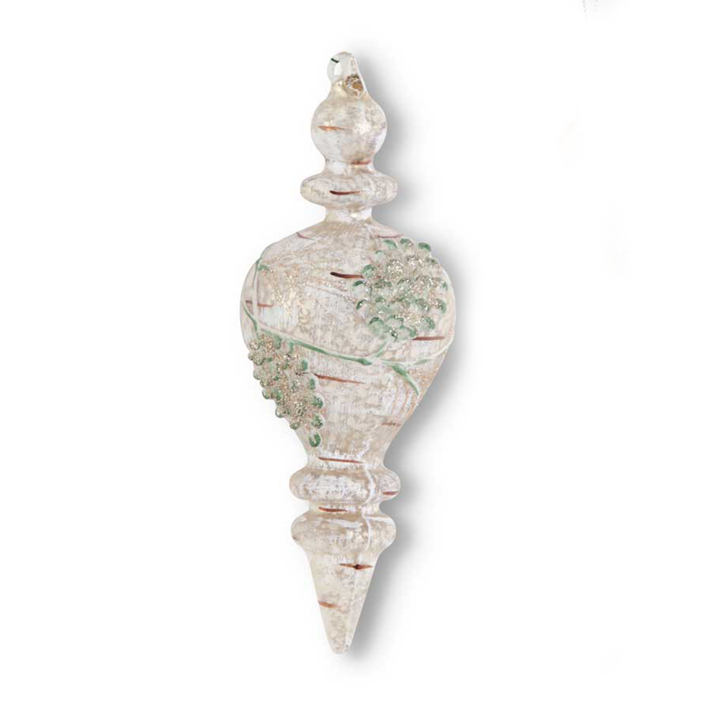 Birch and Pinecone Finial