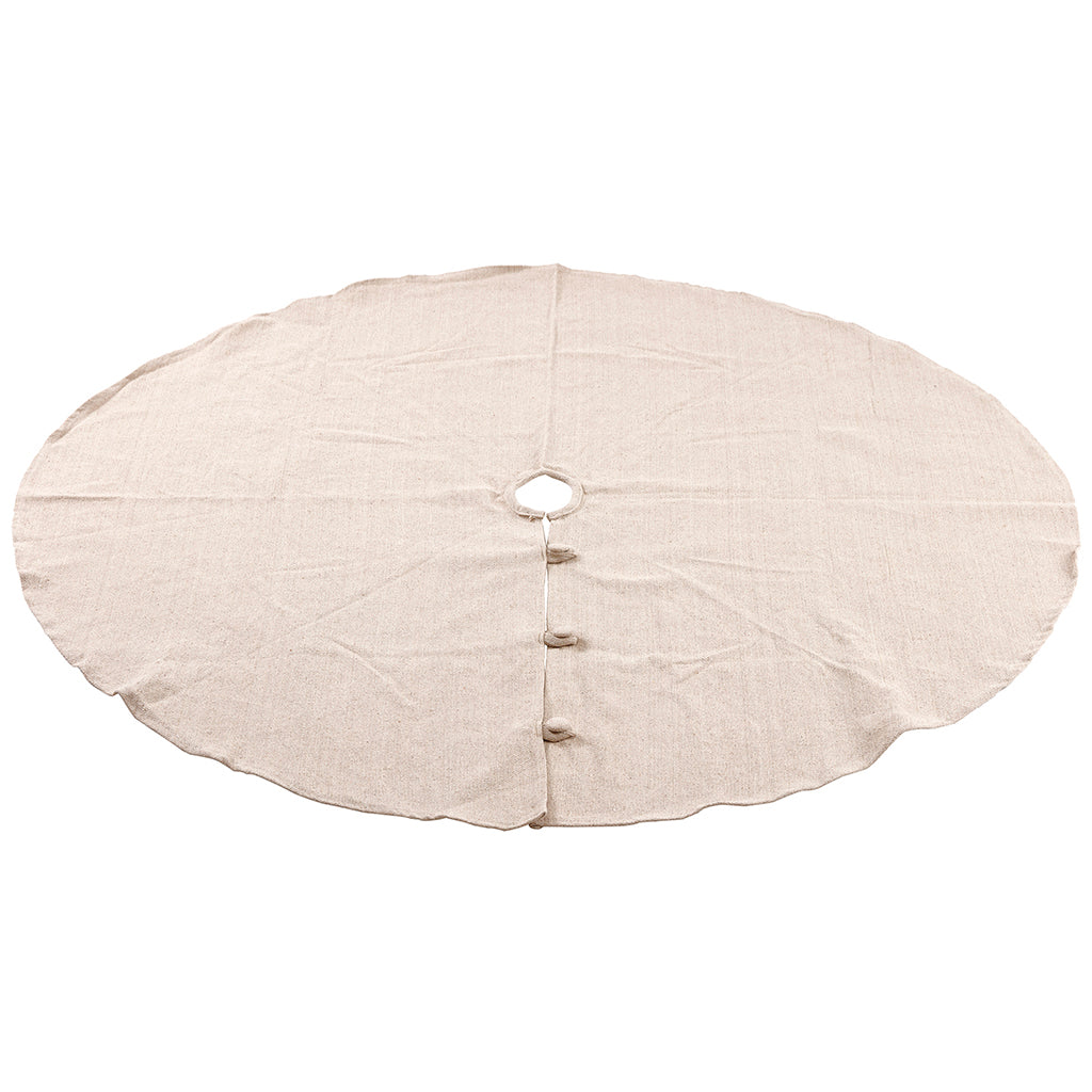 Natural Linen Tree Skirt