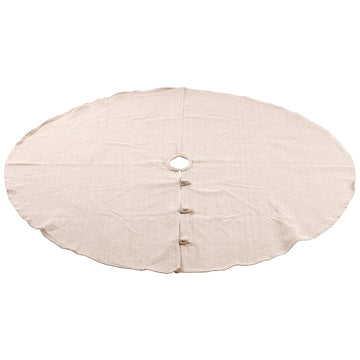 Natural Linen Tree Skirt