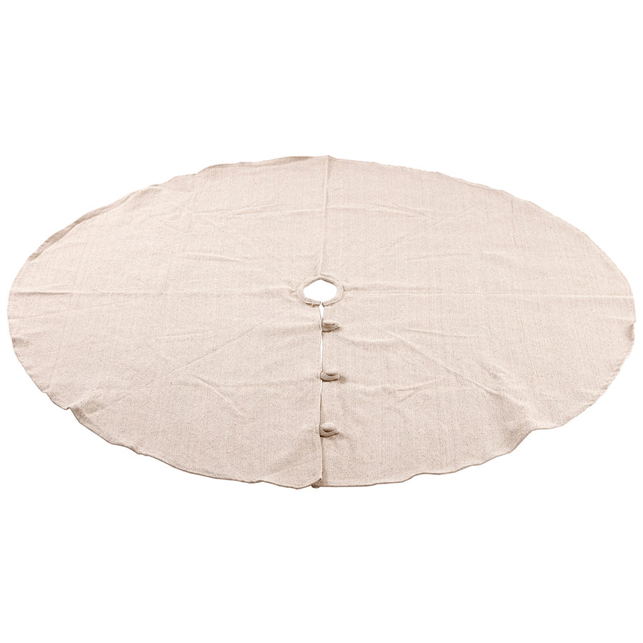 Natural Linen Tree Skirt