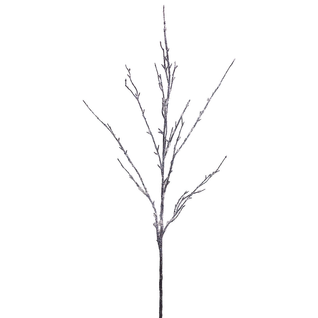 Wintertime Frosted Twig Spray