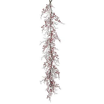 5' Frosted Berry Garland