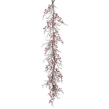 5' Frosted Berry Garland