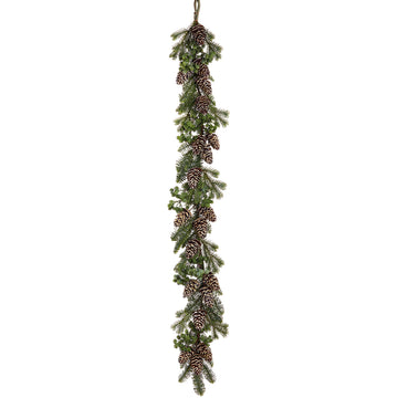 5' Realistic Pinecone Garland