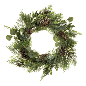 24" Hint of Mint Wreath