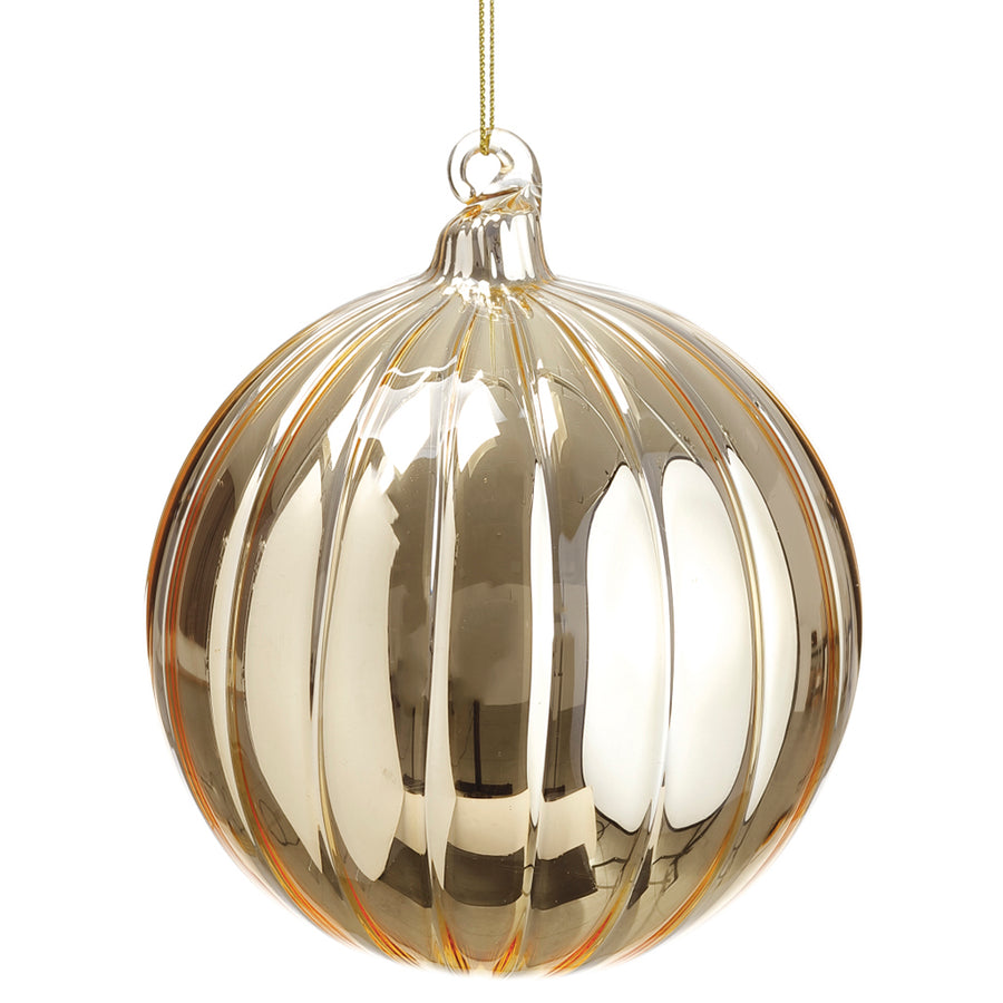 4.75” Small Gold Ball Ornament
