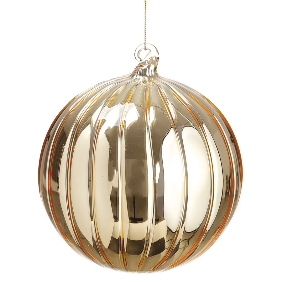 Medium Gold Ball Ornament