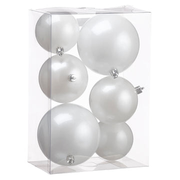 Pearly White Ornament (Set of 6)