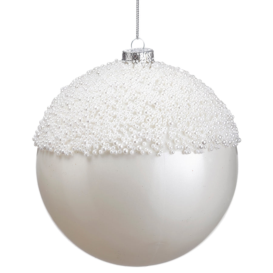 6” Beaded Ball Ornament