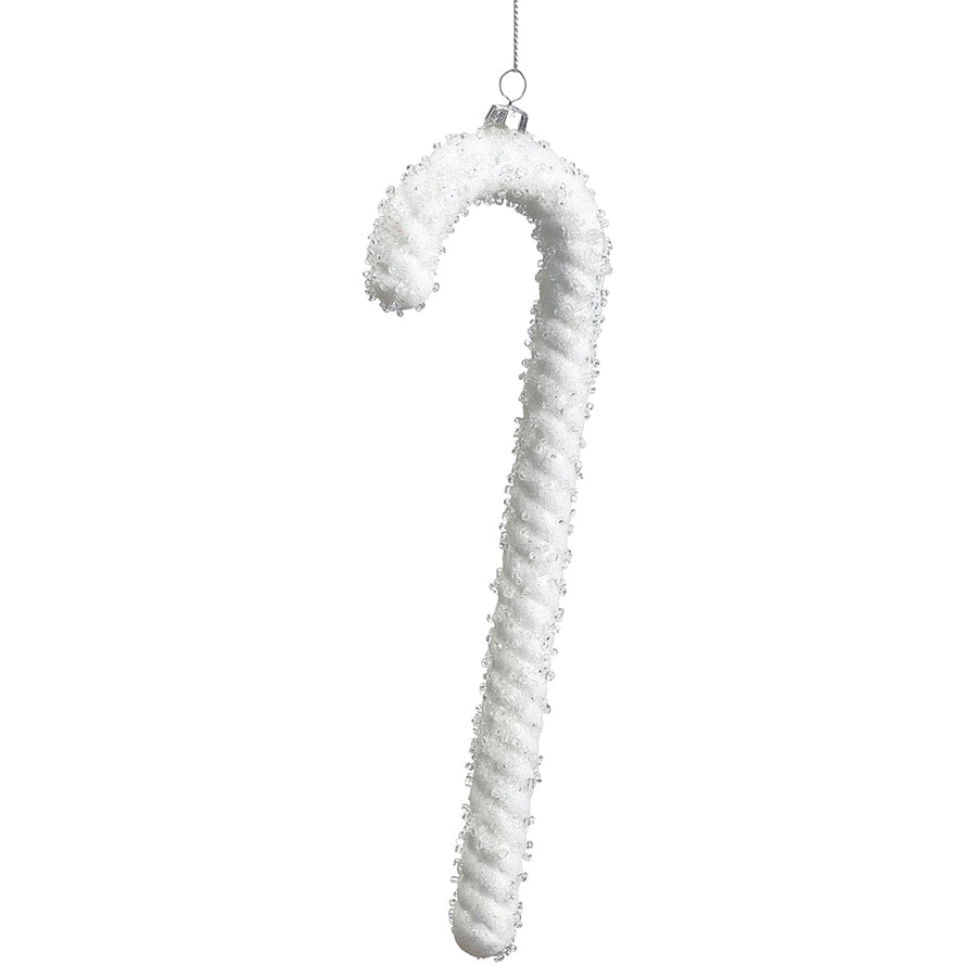 White Yard Candy Cane