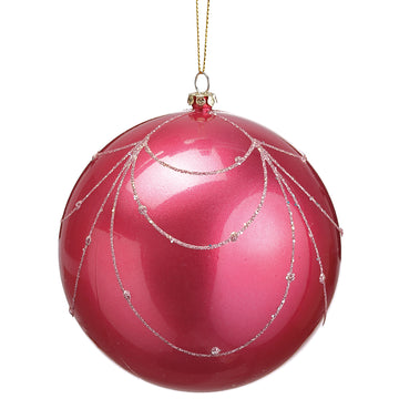 4.75” Pink Swag Ball