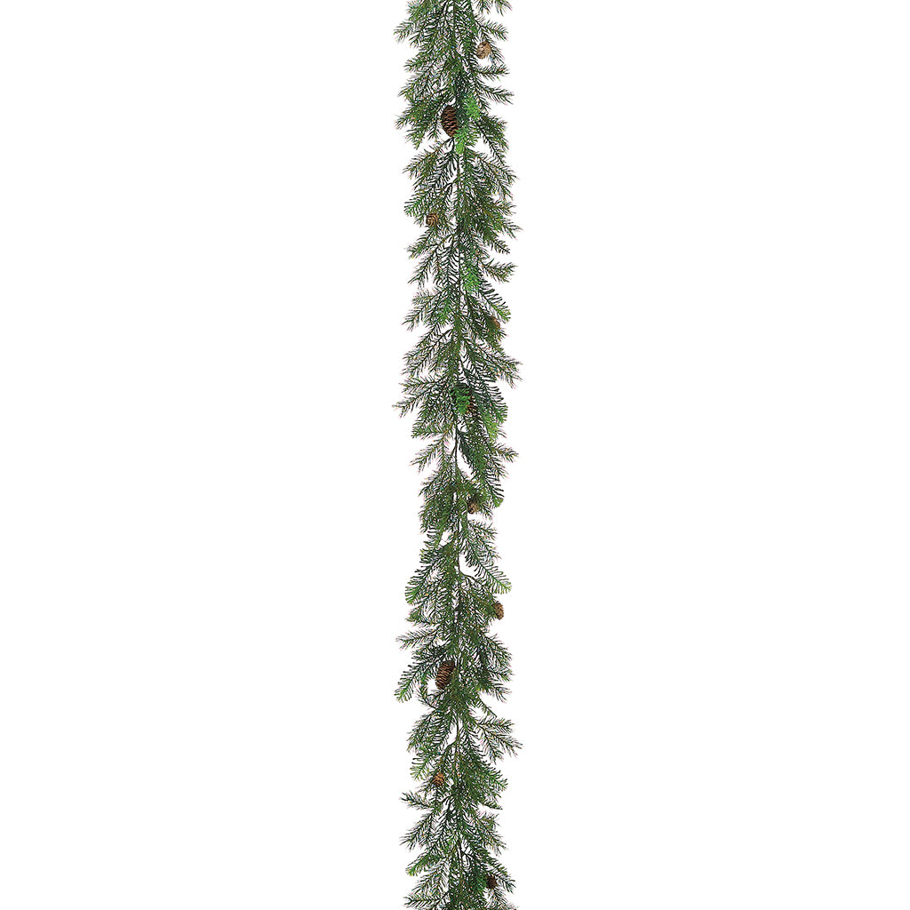 6' Garland with Small Pine Cones
