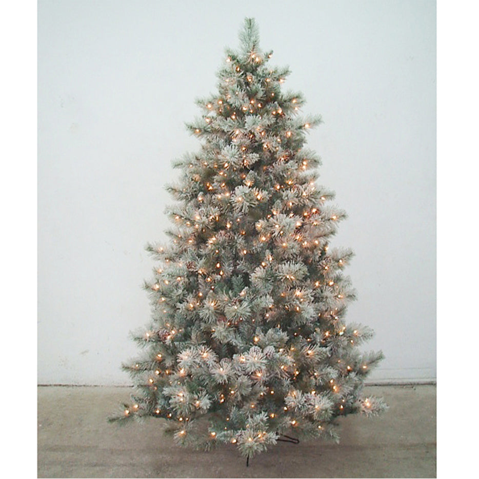9' Flocked Balsam Tree