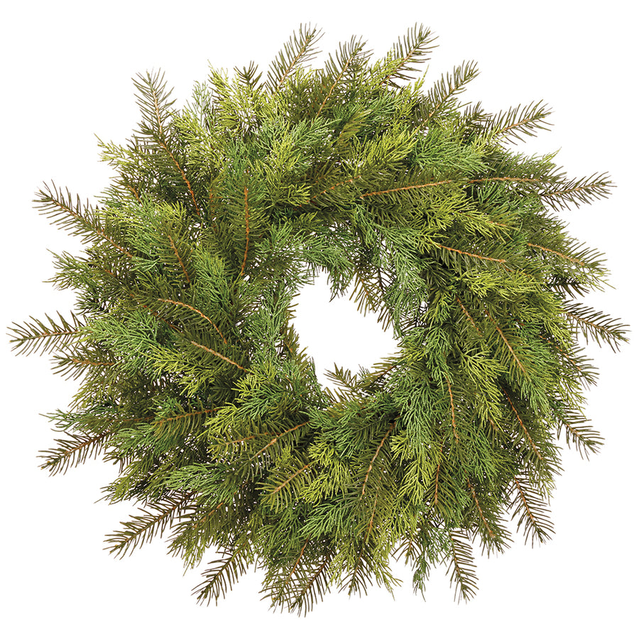 24" Cedar Wreath