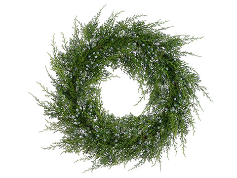 18" Juniper Wreath