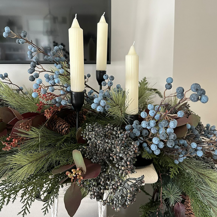 Small Black Candlestick holder