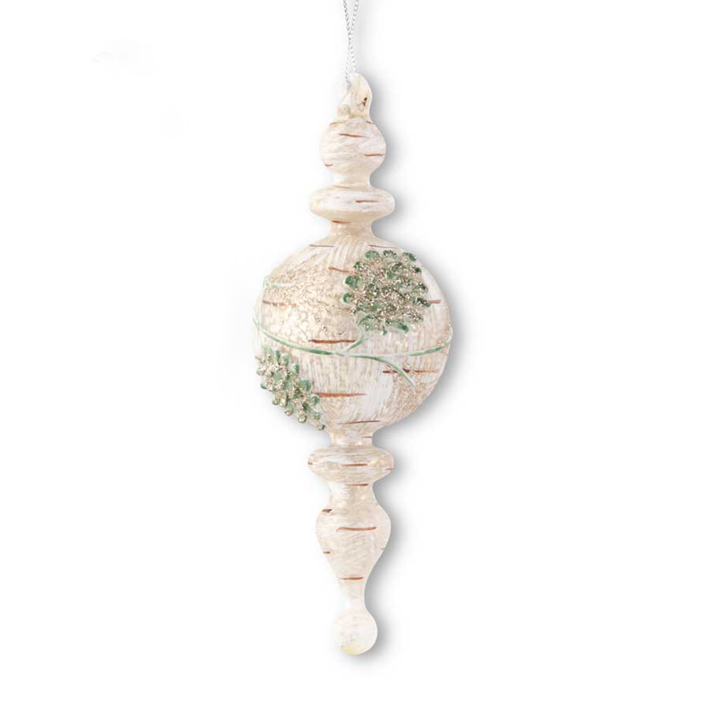 Birch and Pinecone Finial